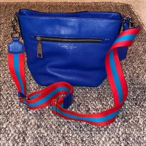 Marc Jacobs royal blue Gotham bucket bag